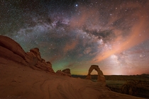 Experiencing the night skies in southern Utah was on my bucket list for a while and I captured this panorama of the Milky Way to share the view 