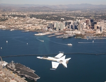 FA C Hornet flying over San Diego 