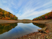 Fall at Allegheny National Forest Reservoir PA 