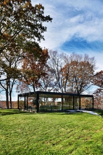 Fall at the Philip Johnson Glass House 