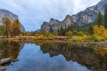 Fall colors at Yosemite National Park California 