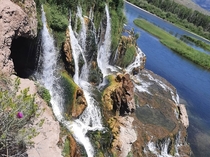 Fall Creek Falls in Swan Valley Idaho 