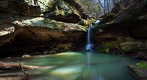 Falls at Dutchman Lake Shawnee National Forest Southern IL 