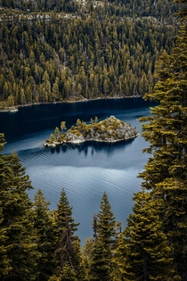 Fannette Island at Emerald Bay Lake Tahoe California USA 
