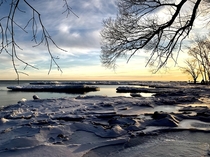 February    Kingsville Ontario Canada i love u Lake Erie 