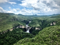 Felt surreal to see such a beautiful and untouched landscape in Chapada dos Veadeiros Brazil 