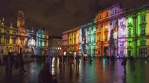Festival of Lights in central Lyon France 