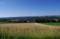Fields in Dorgogne France 