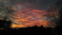 Final sunset of  above Raleigh NC OC 