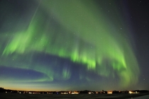Finland Aurora Borealis photographed in April  by Nic Holland 