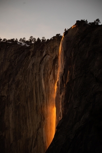 Fire Falls in Yosemite California 