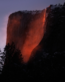 Firefall in Yosemite  felixsunphoto