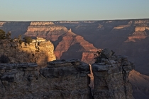 First Daylight on the South Rim of the Grand Canyon 