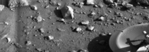 First ever picture taken from the surface of Mars by Viking  Rover in 