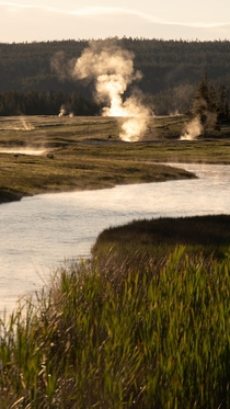 First light in Yellowstone NP 