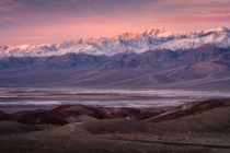 First Light on Telescope Peak Death Valley National Park CA 