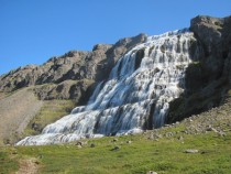 Fjallfoss waterfall in Iceland 