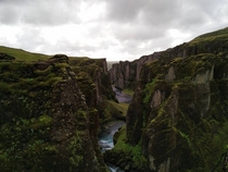 Fjarrgljfur Canyon Iceland 