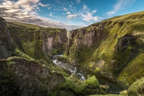 Fjarrgljfur is a canyon in south east Iceland which is up to  m deep and about  kilometres long with the Fjar river flowing through it It is located near the Ring Road not far from the village of Kirkjubjarklaustur Photographer WampAC Visual Arts 