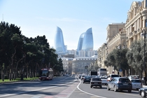 Flame towers Baku