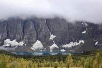 Floe Lake at the base of The Rockwall Kootenay National Park British Columbia 