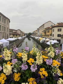 Flower Festival on the Naviglio Milano