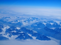 Flying over Greenland 
