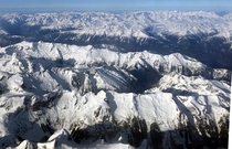 Flying Over the British Columbia Coast Mountains 