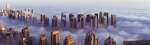 Fog over Dubai