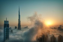 Fog over Dubai