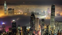 Foggy Hong Kong 