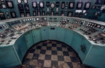 Forgotten power-plant control room central Belgium by Matt Emmett 