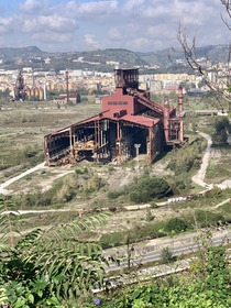 Forlorn factory in Naples Italy