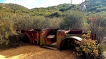 Formerly Employed as a Mining Truck at the Adjacent Gold Mine 