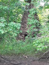 Found an old chimney while kayaking on the Rockaway River in NJ this morning