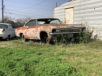 Found one of the first  Super Sport Impalas South Texas