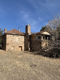 Found this old house about  miles off of pavement in the middle of nowhere on some BLM land