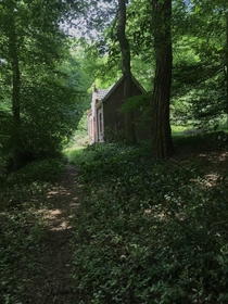 Found this seemingly abandoned house while walking through the woods near castle aerwinkel netherlands 
