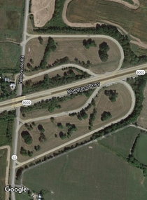 Found this very strange interchange In Kentucky