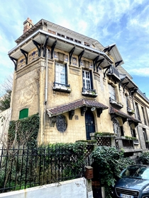 France - Paris  - House rue du square Montsouris