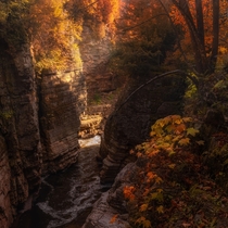 From an autumn hike into Ausable Chasm New York 