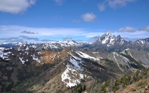 From Earl Peak in Wenatchee Mountains WA 