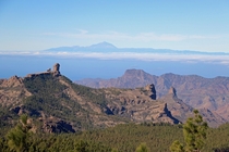 From Pico de las Nieves highest point of Gran Canaria 