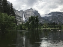 From the Swinging Bridge Yosemite 