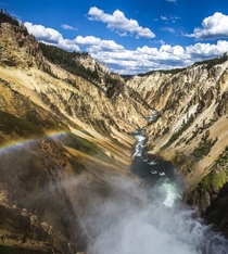 From the top of Lower Yellowstone Falls - 