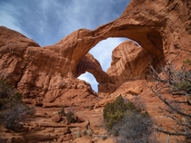 From Under the Double Arch Arches National Park  IG karphoto
