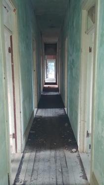 Front hallway of an old mining towns boarding house brothel- Southeast AZ