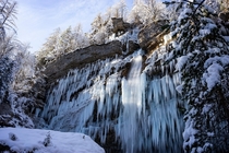 Frozen waterfall - Pericnik Slovenia 