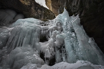 Frozen Zapata Waterfall Colorado  x  OC