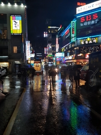 Gangnam at night Seoul